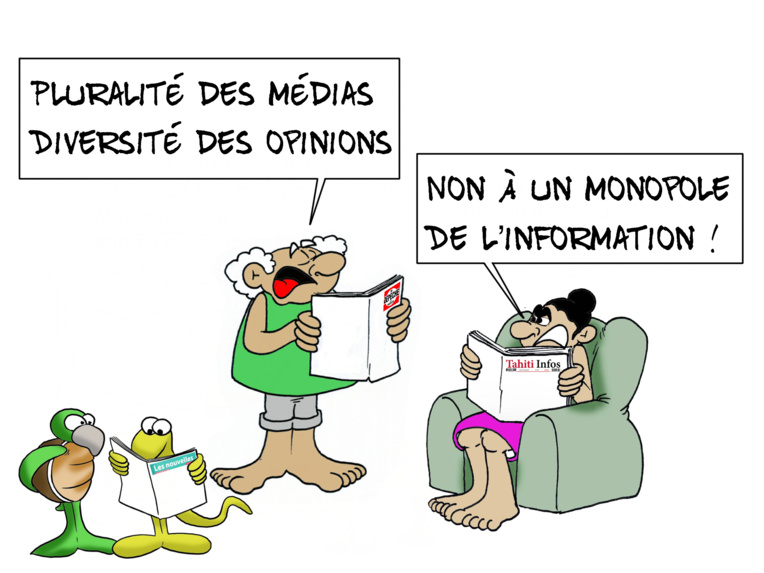 "Pluralité des médias", par Munoz "Pluralité des médias", par Munoz