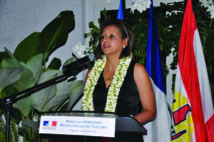 Visite de Marie-Luce Penchard en Polynésie