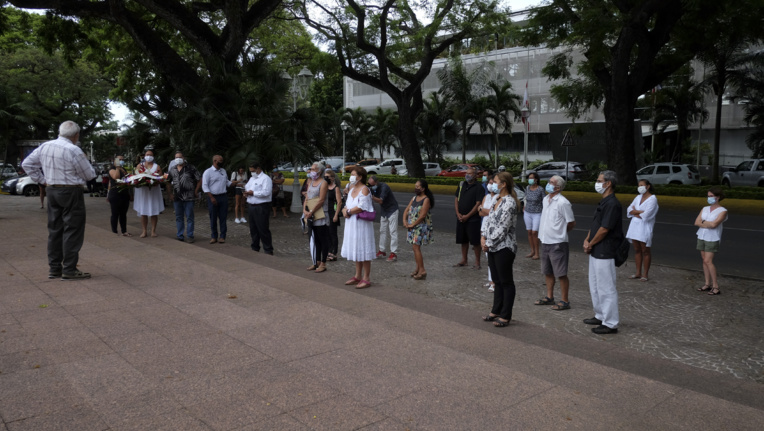 Hommage à Samuel Paty à Papeete Hommage à Samuel Paty à Papeete