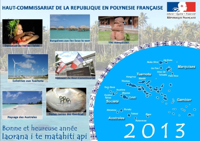 Vœux de M. Jean-Pierre LAFLAQUIERE,  Haut-commissaire de la République à la Polynésie française