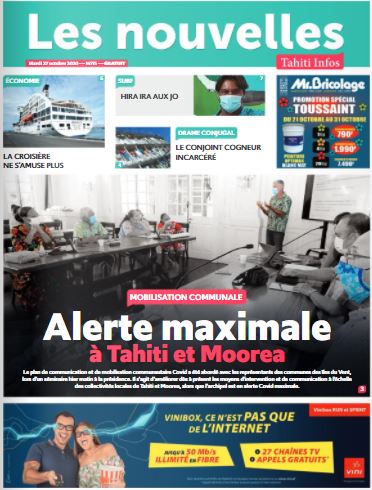 Cliquez sur la Une pour lire le journal Cliquez sur la Une pour lire le journal