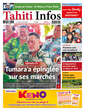 Cliquez sur la Une pour lire le journal