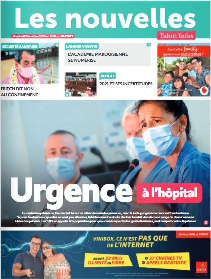 Cliquez sur la Une pour lire le journal Cliquez sur la Une pour lire le journal