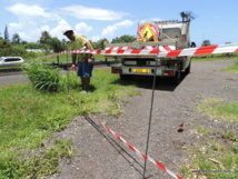 Punaauia : éboulements sur la route des plaines, la commune et le territoire décident la fermeture du passage