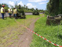 Balises arrachées sur la route des plaines
