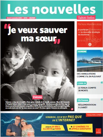 Cliquez sur la Une pour lire le journal Cliquez sur la Une pour lire le journal