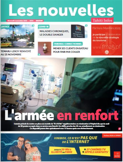 Cliquez sur la Une pour lire le journal Cliquez sur la Une pour lire le journal