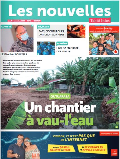 Cliquez sur la Une pour lire le journal Cliquez sur la Une pour lire le journal