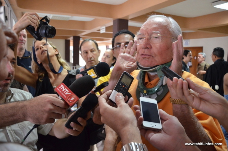 Jugé inéligible pour 5 ans, le candidat Gaston Flosse fera appel