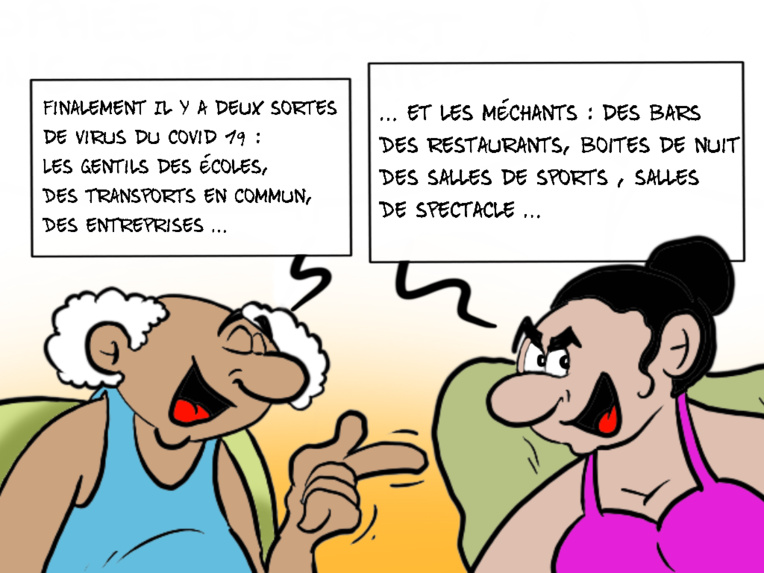 "Covid gentil vs covid méchant", par Munoz