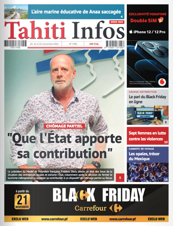 TAHITI INFOS N°1782 du 20 novembre 2020 TAHITI INFOS N°1782 du 20 novembre 2020