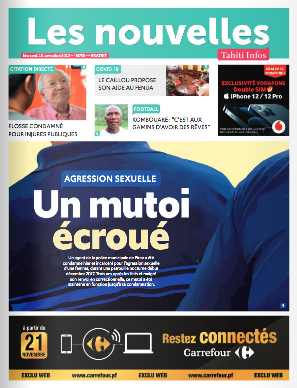 LES NOUVELLES N°16730 du 18 novembre 2020 LES NOUVELLES N°16730 du 18 novembre 2020