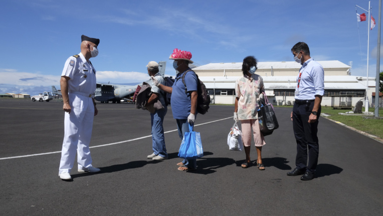 Le Casa a atterri à l'aéroport de Faa'a aux alentours de 14 heures jeudi avec à son bord les trois Polynésiens qui étaient bloqués aux îles Cook depuis mars.