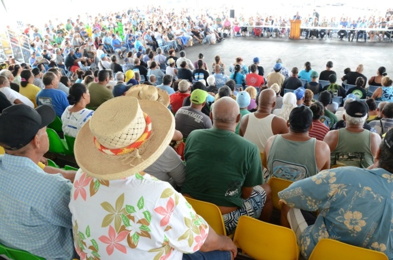 Près d'un millier de militants Tavini Huiraatira ont participé au congrès du 2 février, à Faa'a