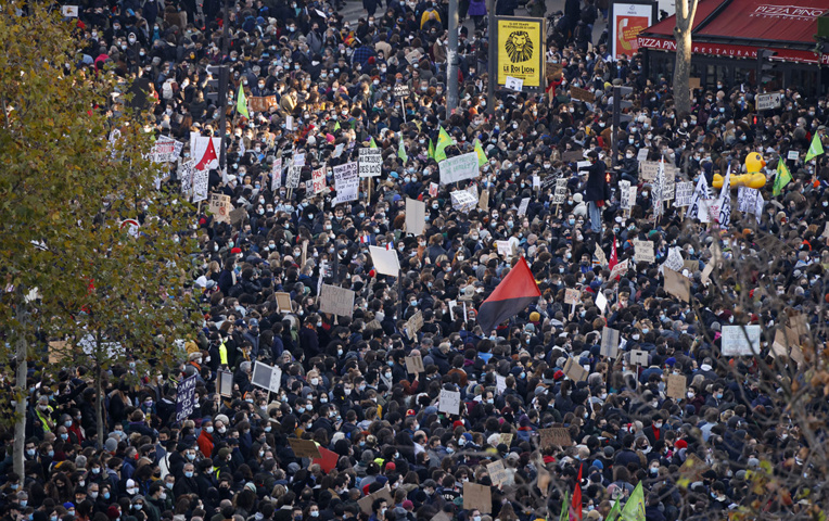 Les "marches des libertés" contre le texte de loi "sécurité globale"et les violences policières ont rassemblé samedi dans toute la France 500.000 manifestants, selon les organisateurs.