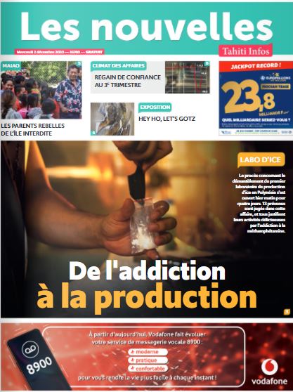 Cliquez sur la Une pour lire le journal Cliquez sur la Une pour lire le journal