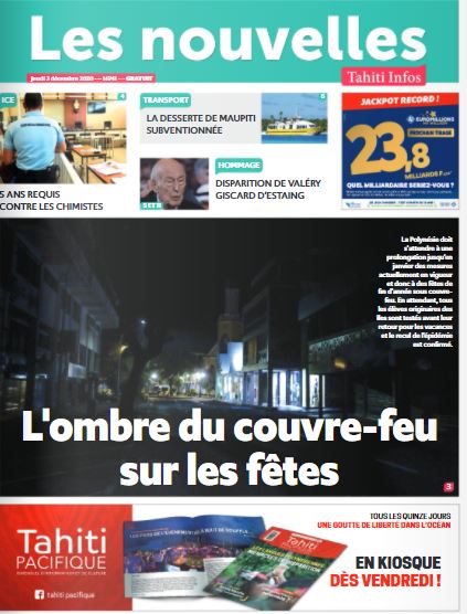 Cliquez sur la Une pour lire le journal Cliquez sur la Une pour lire le journal