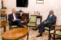 Outre-mer: Maurice Ponga, député européen pour le Pacifique,  rencontre Victorin Lurel