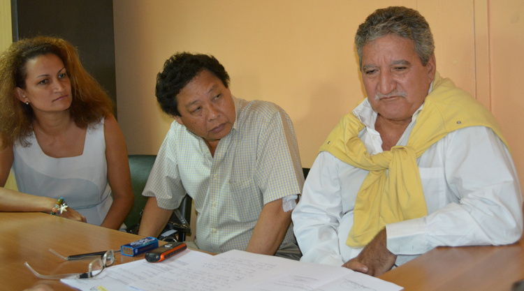 Sandra Lévy-Agami, Robert Tanseau et Jean-Christophe Bouissou.