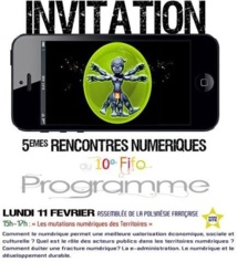 Les rencontres du numérique: aujourd'hui, rendez-vous à l'assemblée, débat ouvert à tous