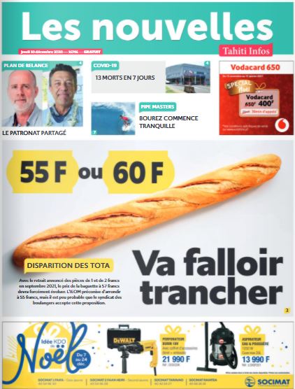 Cliquez sur la Une pour lire le journal Cliquez sur la Une pour lire le journal