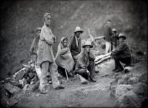 Image d'archives tirée du film "Les forçats du Pacifique".