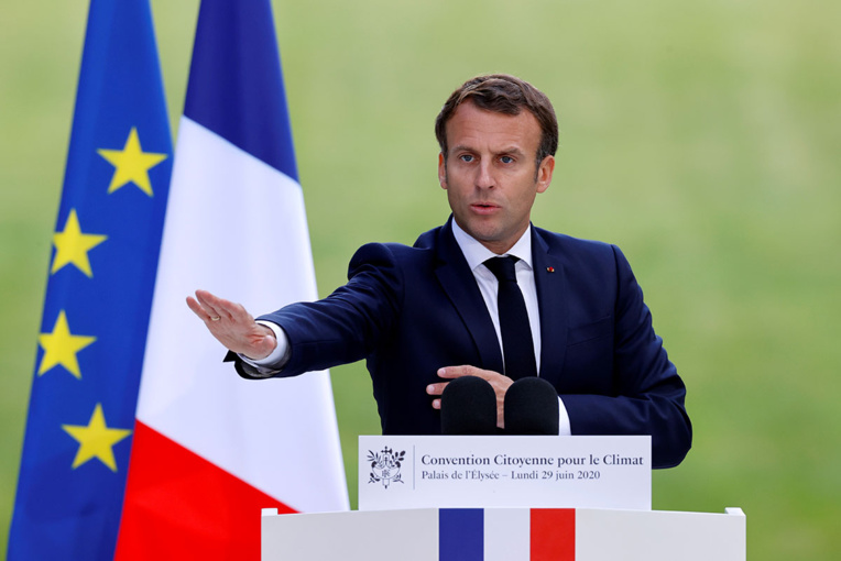 Macron va échanger "sans filtre" avec la Convention climat Macron va échanger "sans filtre" avec la Convention climat