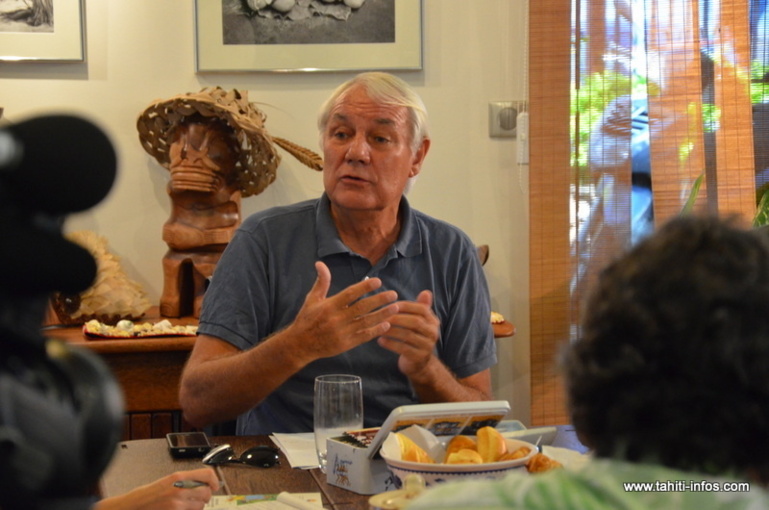 Le procureur André Frémont, jeudi 14 février au ministère de l'Environnement
