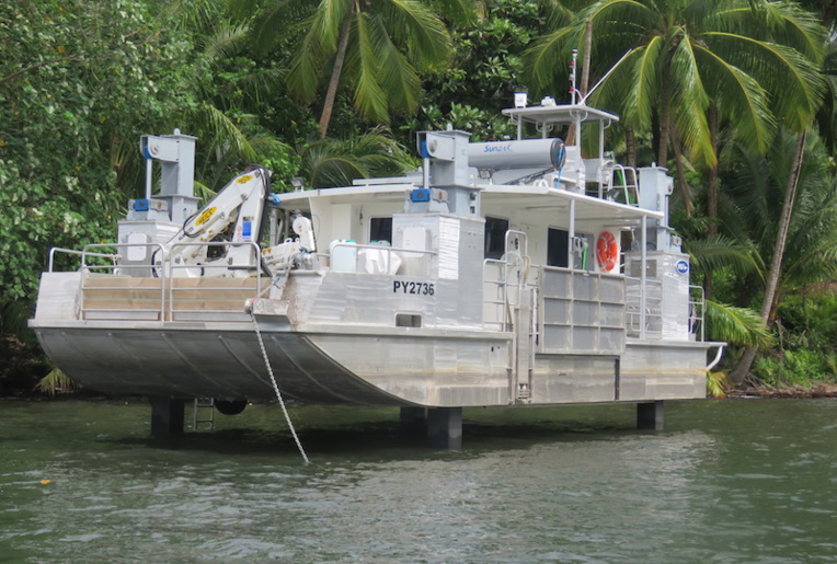 Le Criobe de Moorea doté d’un bateau scientifique Le Criobe de Moorea doté d’un bateau scientifique