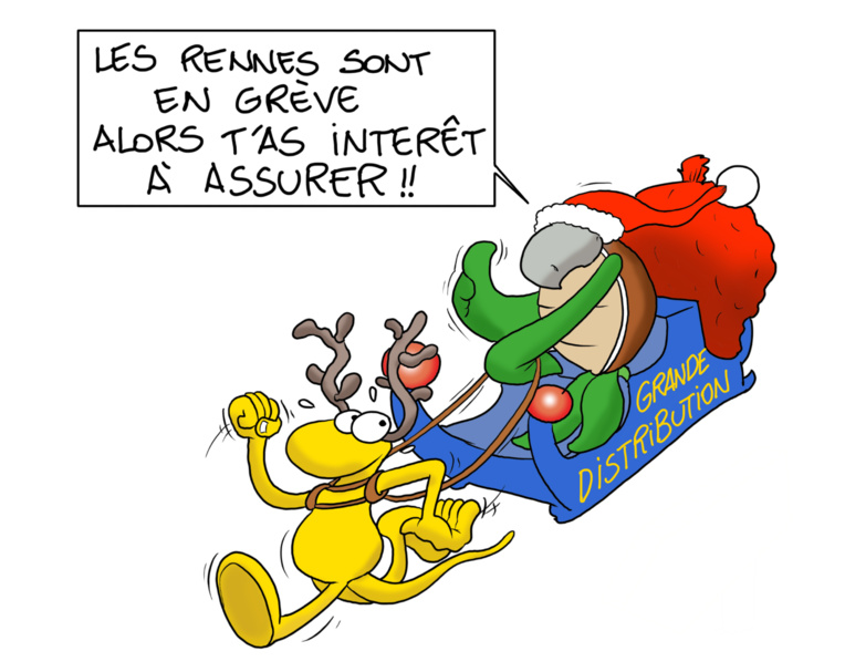 "La grève à Tahiti", par Munoz "La grève à Tahiti", par Munoz