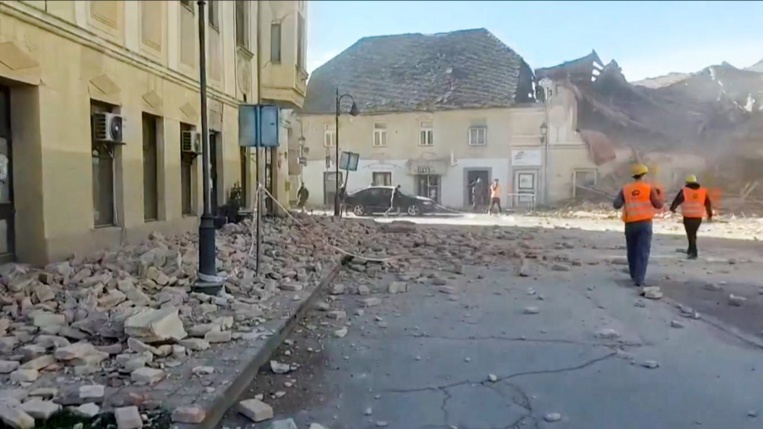 La Croatie touchée par un séisme de magnitude 6,4 La Croatie touchée par un séisme de magnitude 6,4