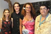 Catherine Chodzko, Brice Dumas (conseillers de l'élue), Sandra Lévy-Agami et Claude Savriacouty (en charge de l'organisation des séances).