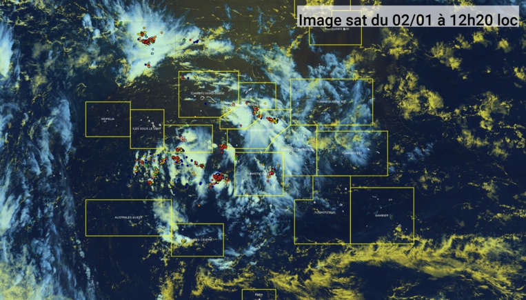 La grêle est tombée à Punaauia La grêle est tombée à Punaauia