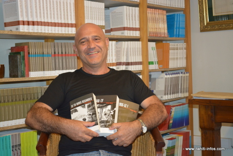 Patrice Guirao à la rencontre de ses lecteurs à Papeete
