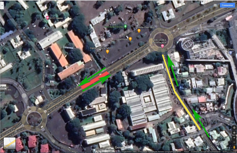 Circulation perturbée dans la zone de Taaone du 11 au 15 janvier