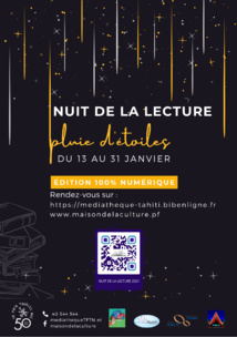 La Nuit de la lecture durera finalement du 13 au 31 janvier