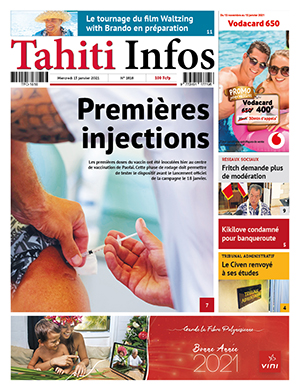 Cliquez sur la Une pour lire le journal