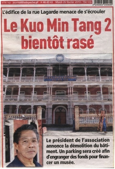 Kwo Min Tang 2 : la destruction du bâtiment ne fait pas l'unanimité