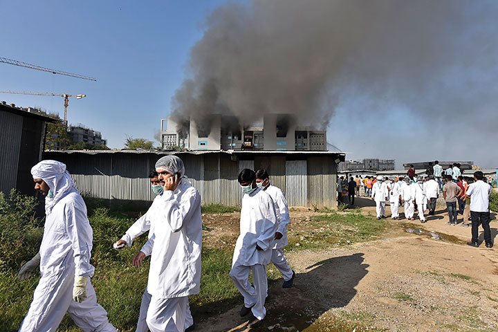Cinq morts dans un incendie sur le site du géant indien des vaccins