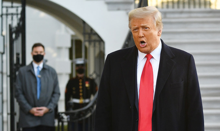 L'acte d'accusation de Trump déposé dans un Capitole encore meurtri par les violences L'acte d'accusation de Trump déposé dans un Capitole encore meurtri par les violences