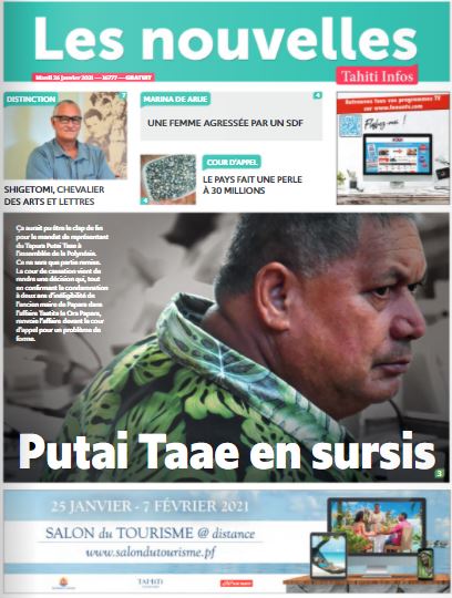 Cliquez sur la Une pour lire le journal Cliquez sur la Une pour lire le journal