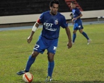Nicolas Vallar en action lors de la Tahiti's national league ( photo OFC)