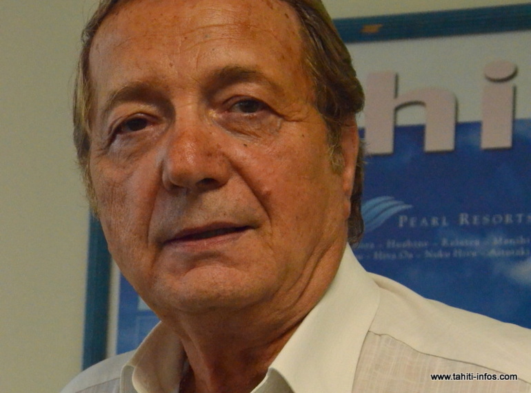L'homme d'affaires Franck Falletta, tête de liste du parti Te Ara Ti'a pour les Territoriales 2013