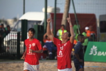 Beach Soccer: Les tiki toa remportent leur premier match contre les Pays-bas 5 buts à 4