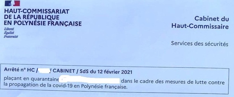 La quatorzaine de l'intérieur