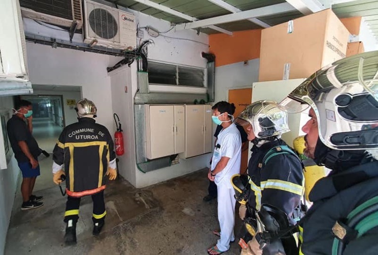 Le scanner de l'hôpital de Uturoa prend feu Le scanner de l'hôpital de Uturoa prend feu
