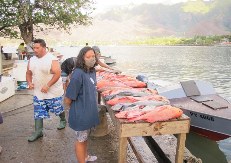 Une archéologue de l'UPF à la pêche aux vestiges de pêche aux Marquises Une archéologue de l'UPF à la pêche aux vestiges de pêche aux Marquises