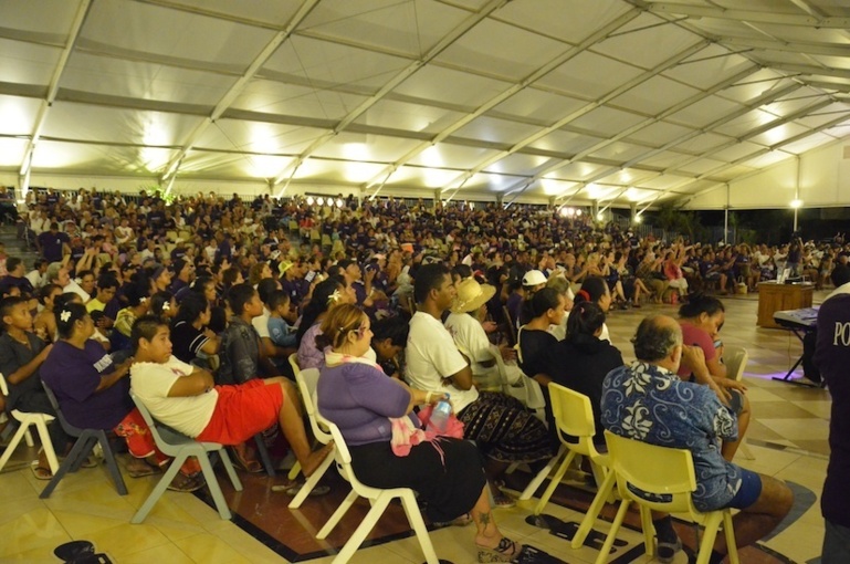 Porinetia Ora rassemble près de 3 000 militants à la Présidence Broche