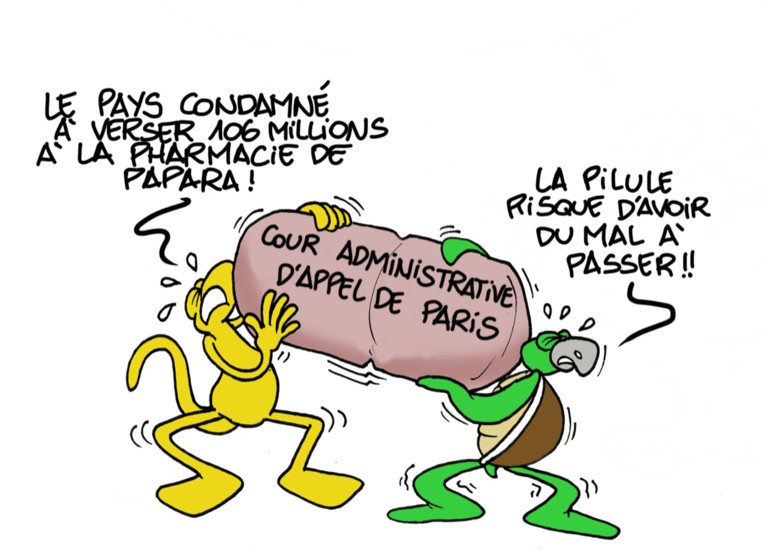 "106 millions la pilule", par Munoz