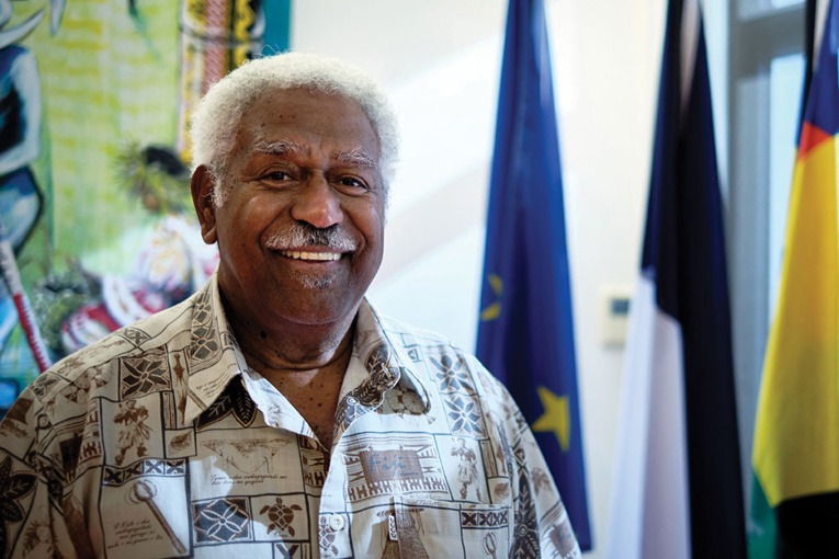 Roch Wamytan, président du Congrès. Roch Wamytan, président du Congrès.